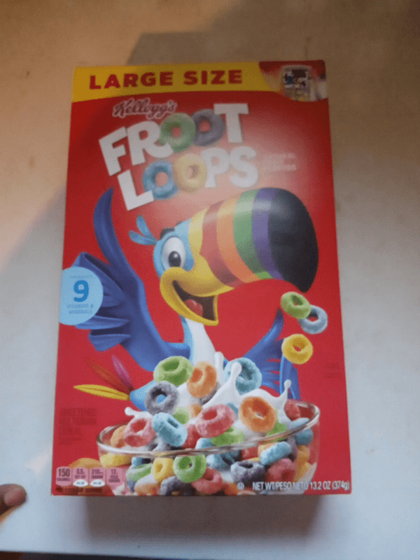 Kellogg'S Froot Loops Sweetened Multigrain Cereals
