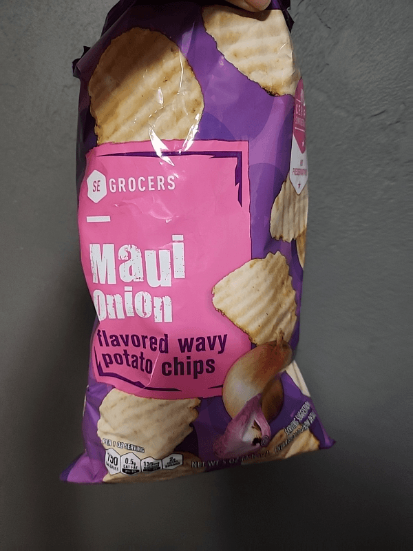 Se Grocers Maui Onion Flavored Wavy Potato Chips