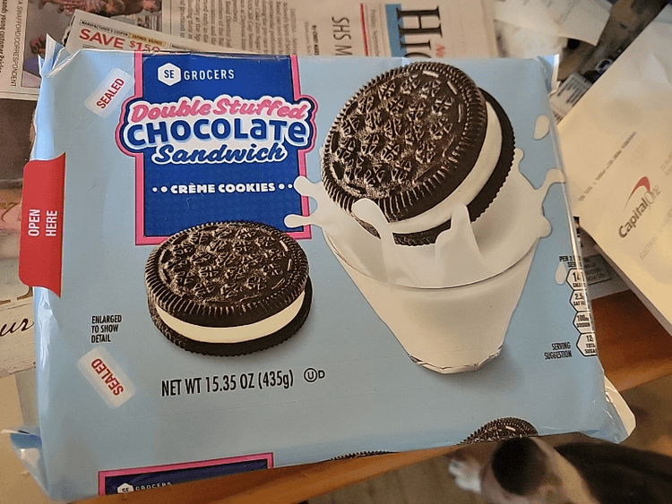Se Grocers Double Stuffed Chocolate Sandwich Cookies