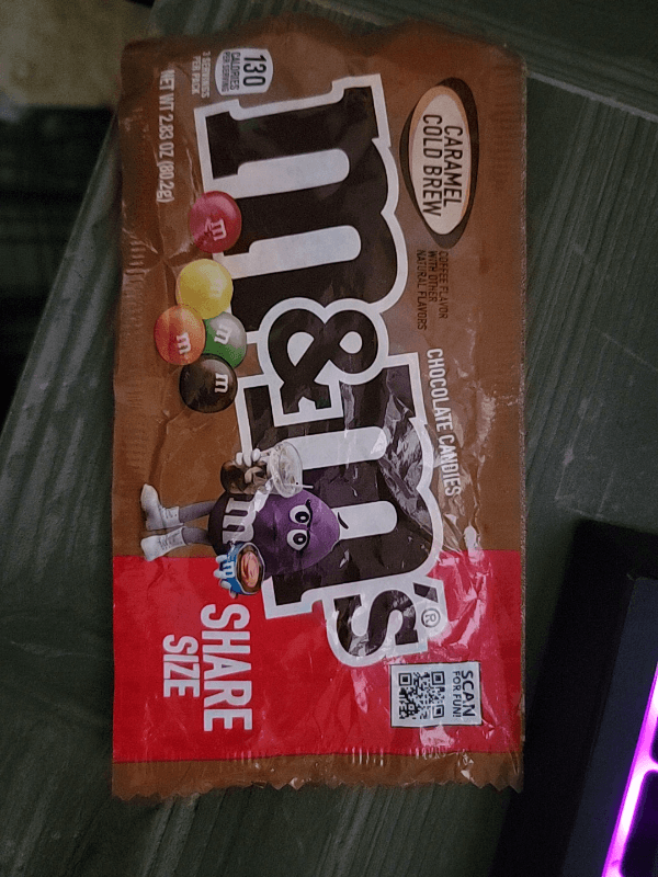 M&M'S Caramel Cold Brew Chocolate Candies Share Size