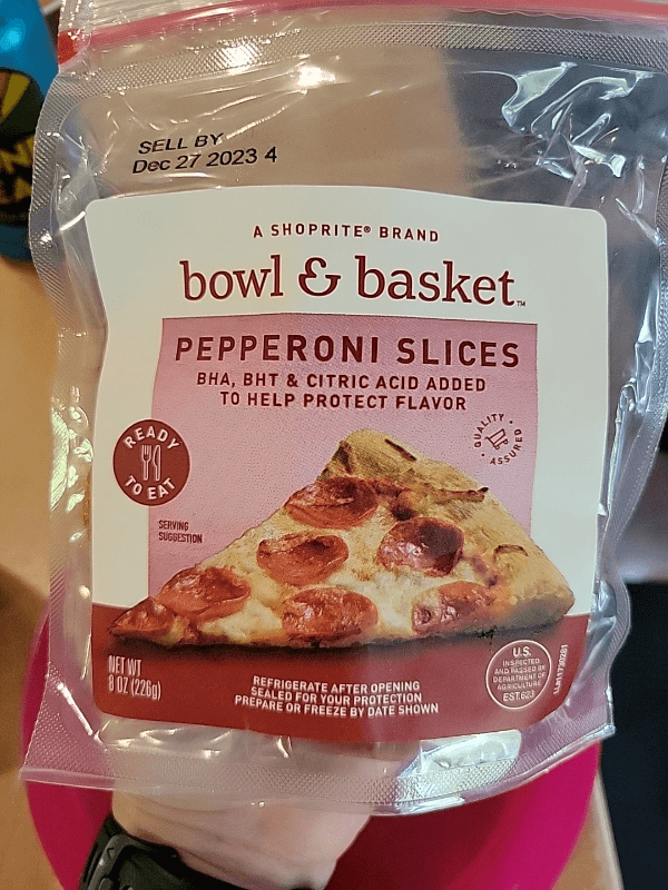 A Shoprite Brand Bowl & Basket Pepperoni