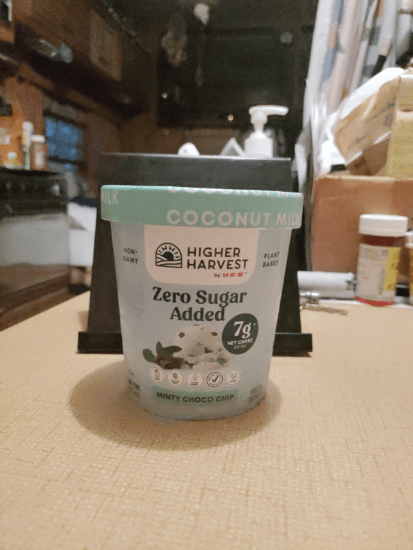 Higher Harvest By H-E-B Non-Dairy Zero Sugar Added Minty Choco Chip  Dessert