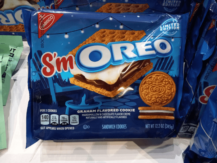Nabisco Limited Edition S'M Oreo Graham Flavored Cookie Sandwich Cookie