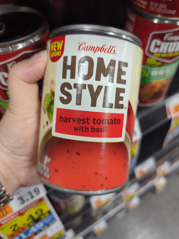Campbell'S Home Style Harvest Tomato With Basic