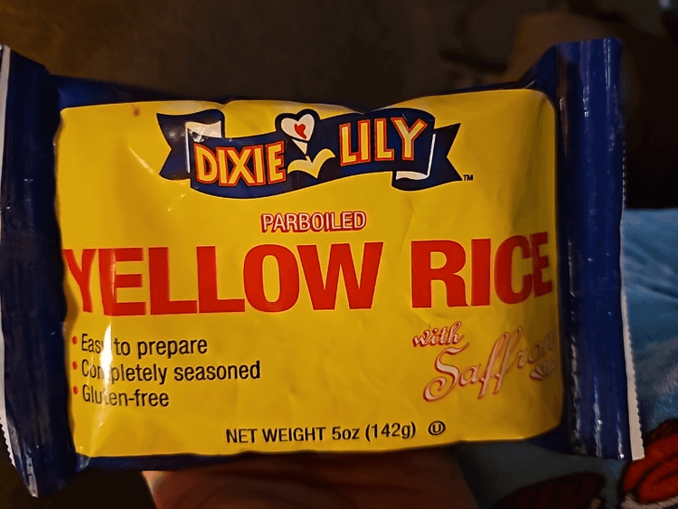 Dixie Lily Yellow Rice, With Saffron, Parboiled