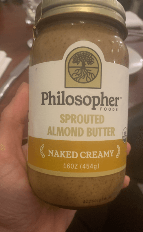 Philosopher Foods Naked Creamy Sprouted Almond Butter