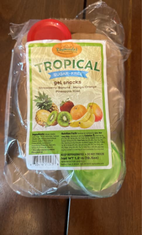 Raymundo'S Gel Snacks Sugar-Free Tropical