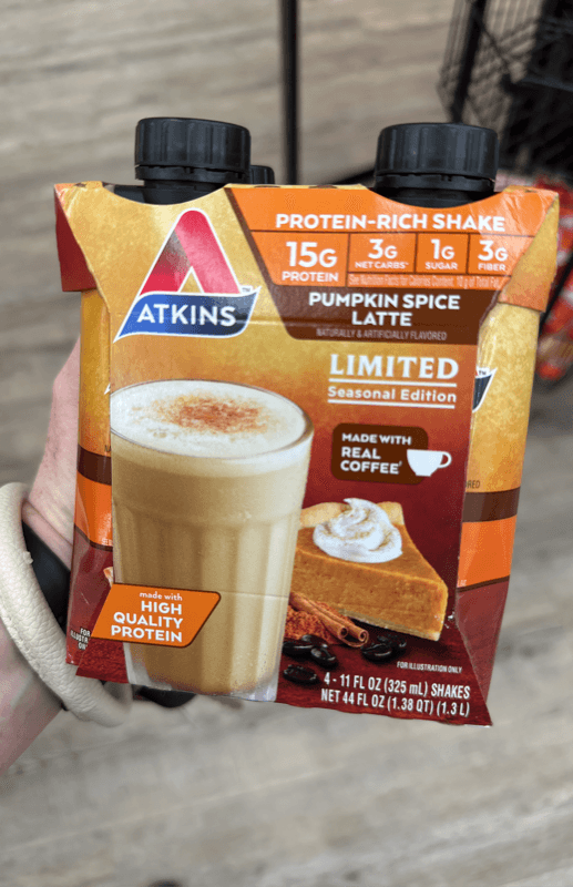 Atkins Pumpkin Spice Latte Protein-Rich Shake Limited Seasonal Edition