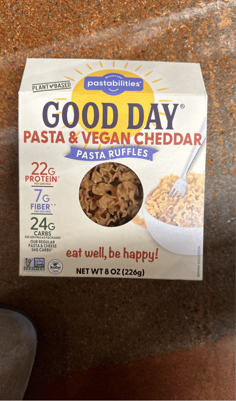 Pastabilities Good Day Pasta & Vegan Cheddar Pasta Ruffles