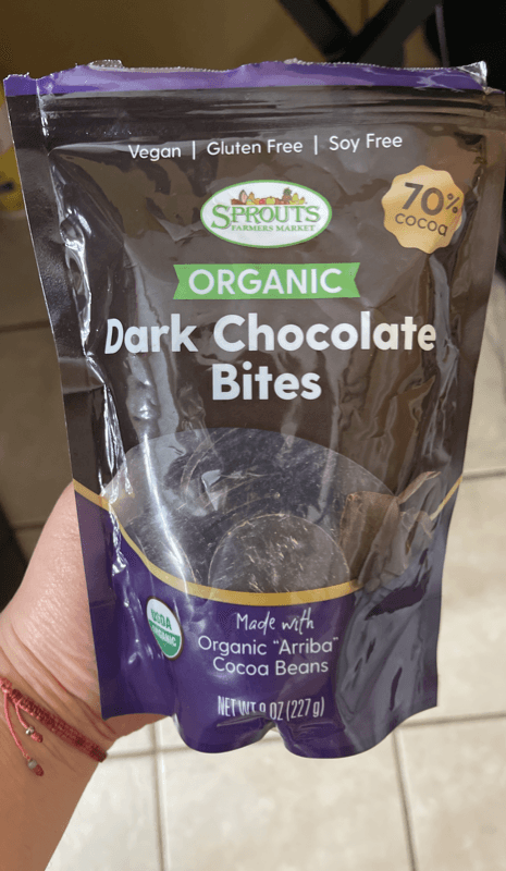 Sprouts Organic Dark Chocolate Bites