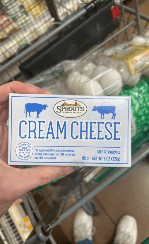 Sprouts Farmers Market Cream Cheese