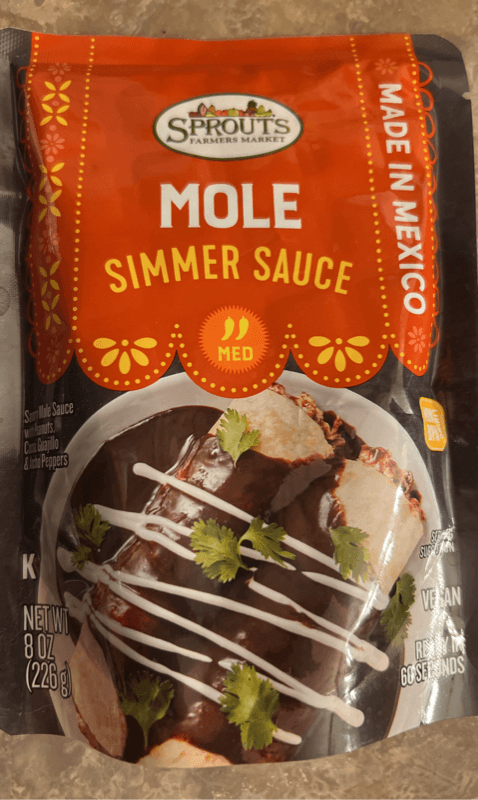 Sprouts Farmers Market Mole Simmer Sauce Med