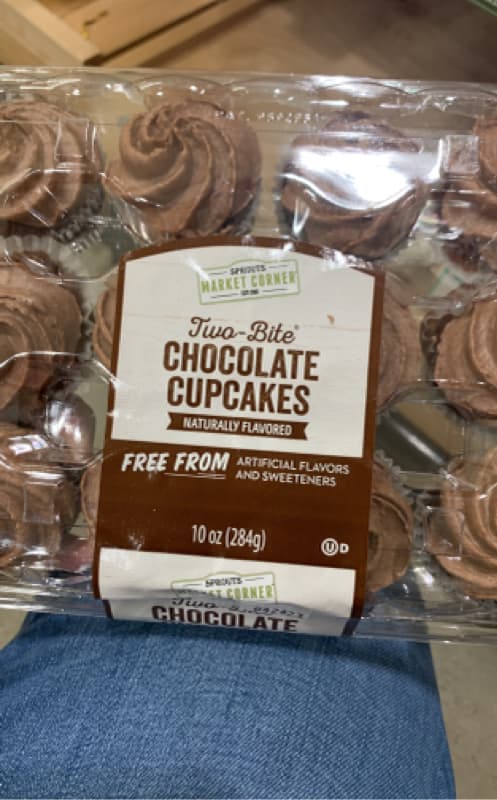 Sprouts Market Corner Two-Bite Chocolate Cupcakes