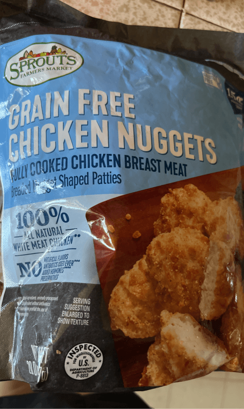 Sprouts Farmers Market Grain Free Chicken Nuggets