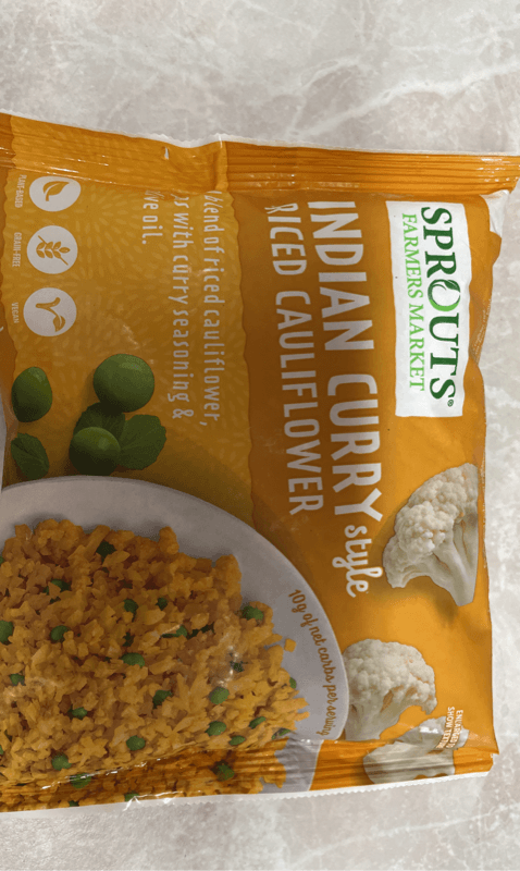 Sprouts Farmers Market Indian Curry Style Rice Cauliflower