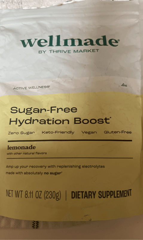 Wellmade By Thrive Market Sugar-Free Hydration Boost Lemonade