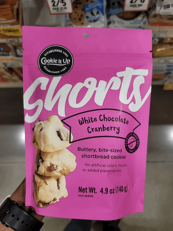 Cookie It Up Shorts White Chocolate Cranberry