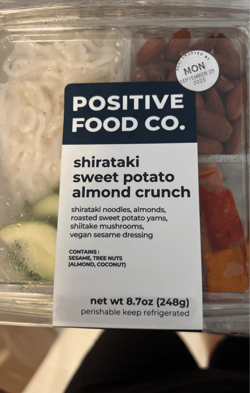 Positive Food Co. Shirataki Sweet Potato Almond Crunch