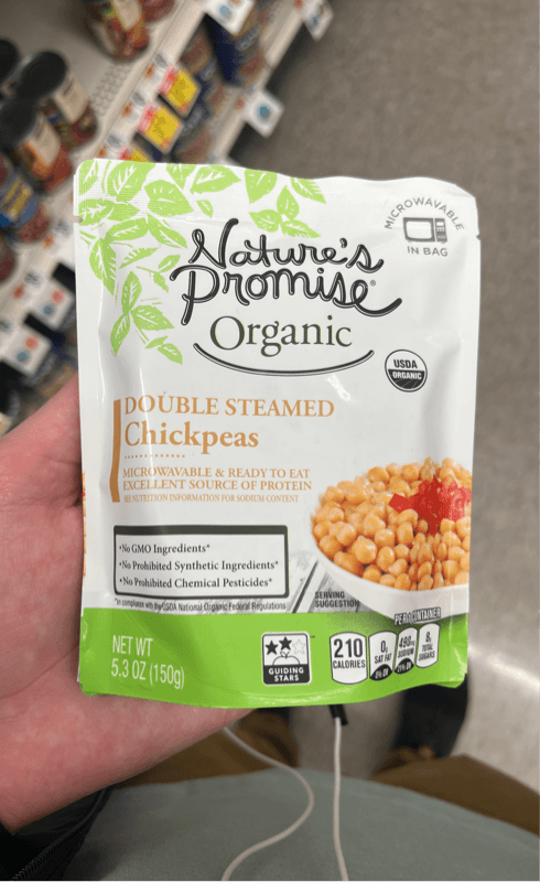 Nature'S Promise Organic Double Steamed Chickpeas