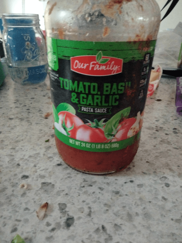 Our Family Tomato, Basil & Garlic Pasta Sauce