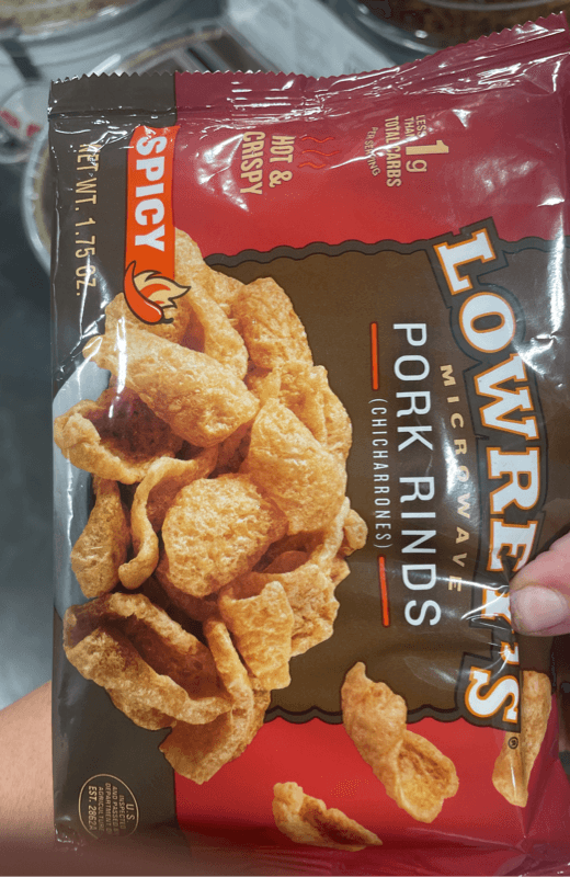 Lowrey’S Bacon Curls Microwave Pork Rinds (Chicharrones) Spicy