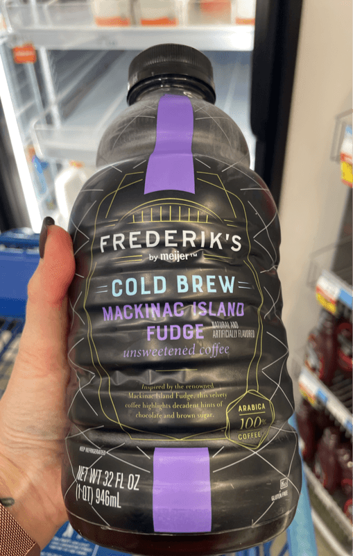 Frederik'S By Meijer Cold Brew Mackinac Island Fudge Unsweetened Coffee