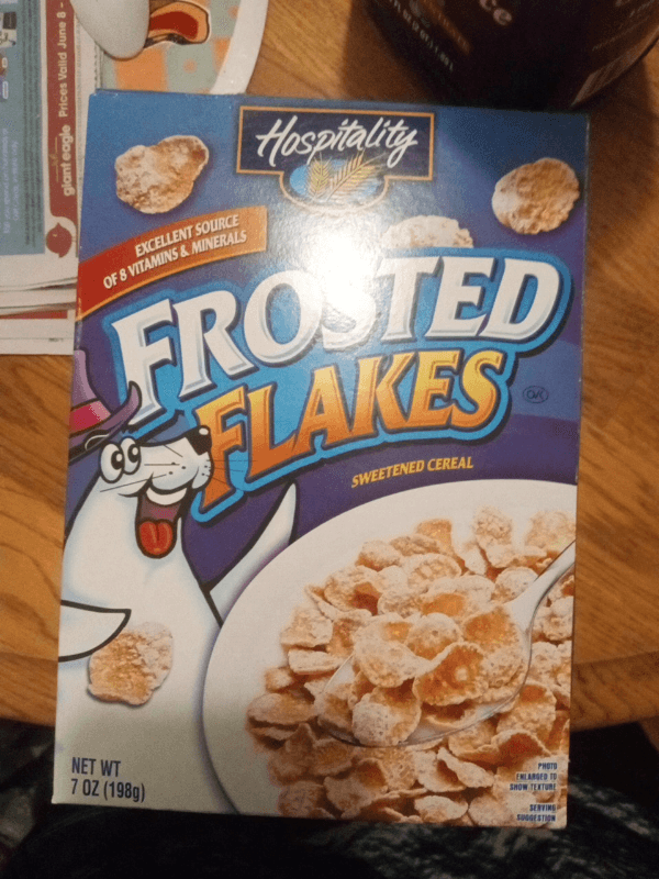 Hospitality Frosted Flakes Sweetened Cereal