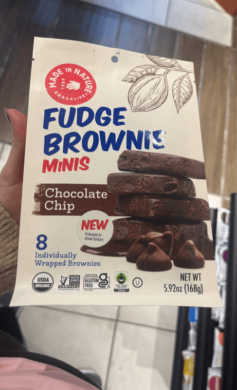 Made In Nature Fudge Brownie Minis Chocolate Chip