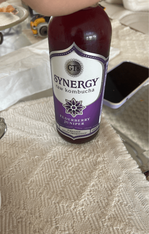 Gt'S Synergy Raw Kombucha Elderberry Juniper