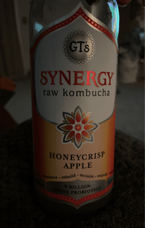 Gt'S Synergy Raw Kombucha Honeycrisp Apple Drink