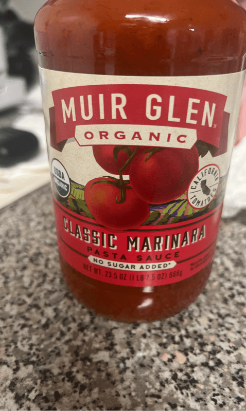 Muir Glen Organic Classic Marinara Pasta Sauce