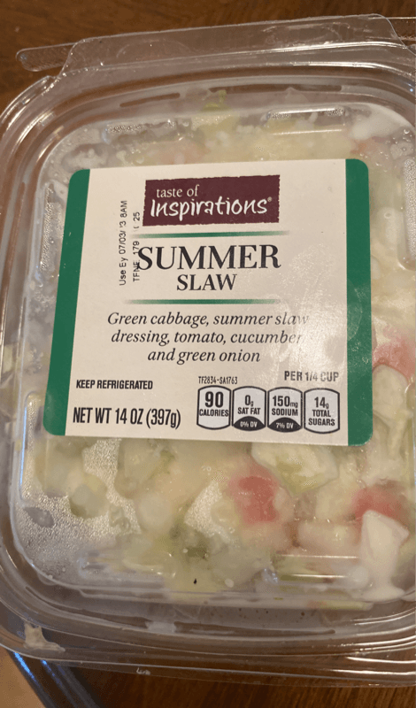 Taste Of Inspirations Summer Slaw