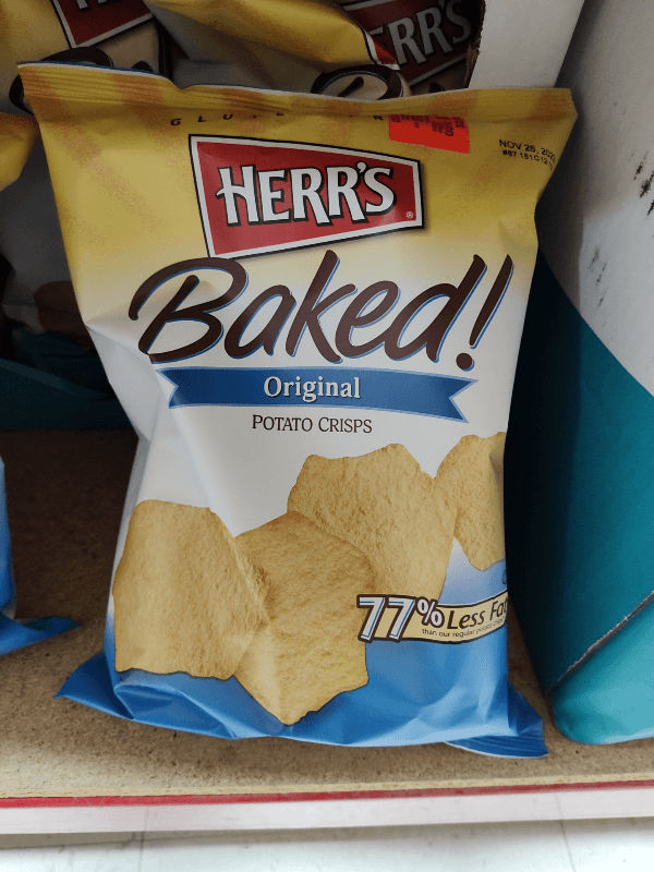 Herr'S Baked! Original Potato Crisps