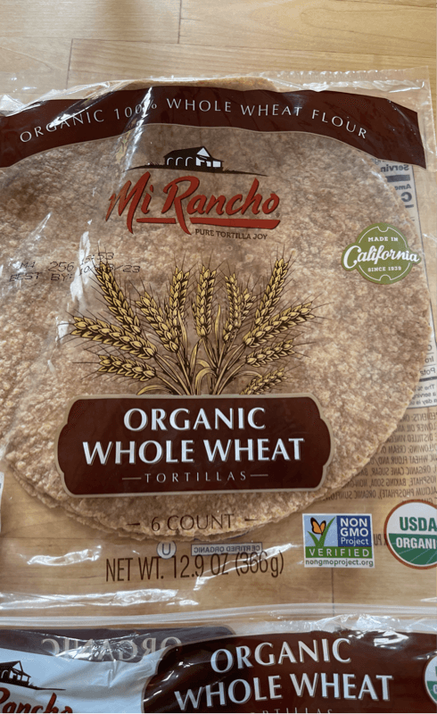 Mi Rancho Organic Whole Wheat Tortillas