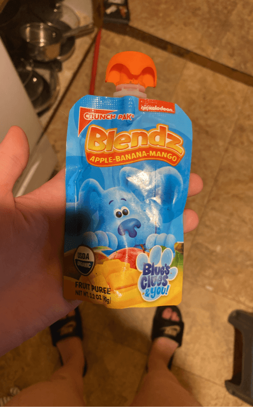 Crunch Pak Blendz Apple Banana Mango Fruit Puree