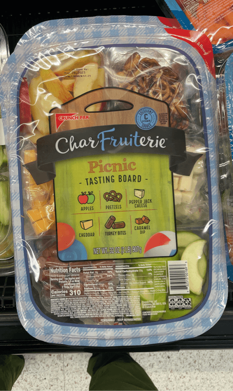 Crunch Pak Charfruiterie Picnic Tasting Board