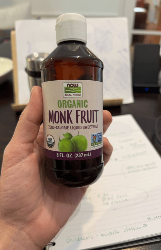 Now Foods Organic Monk Fruit Zero-Calorie Liquid Sweetener