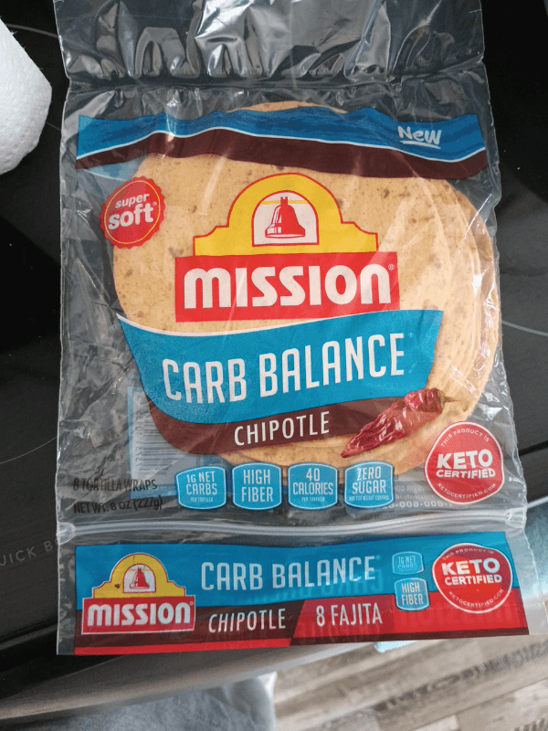 Mission Carb Balance Fajita Chipotle Tortillas