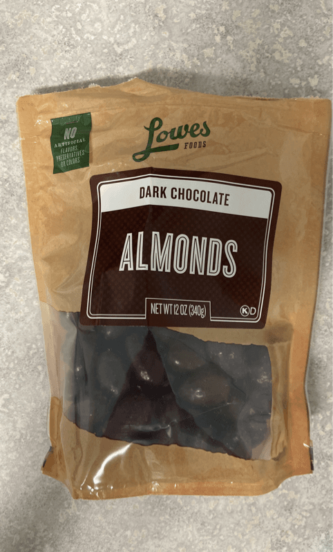 Lowes Dark Chocolate Almonds