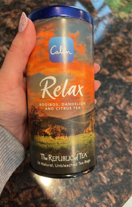 Calm Relax Rooibos, Dandelion And Citrus Tea