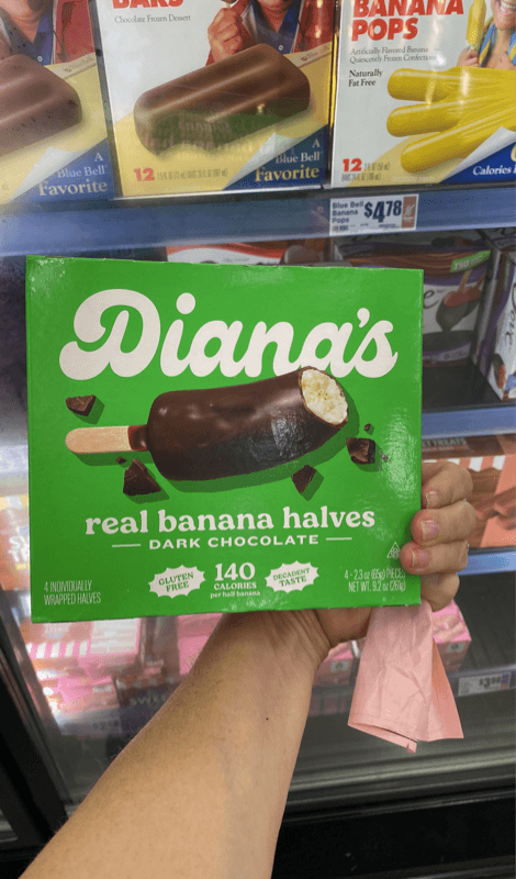 Diana'S Real Banana Halves Dark Chocolate