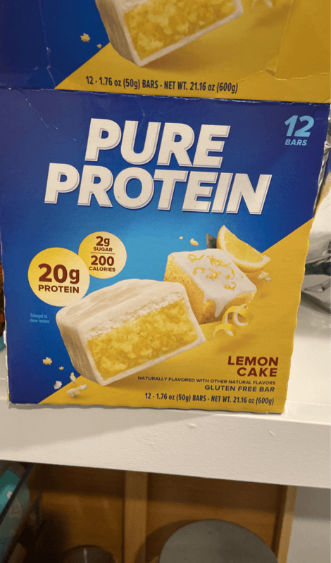 Pure Protein Lemon Cake Gluten Free Bar