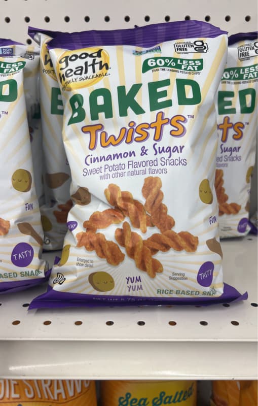 Good Health Baked Twists Cinnamon & Sugar Sweet Potato Flavored Snacks