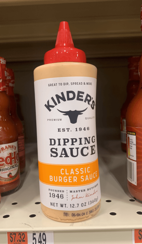 Kinder'S Dipping Sauce Classic Burger Sauce