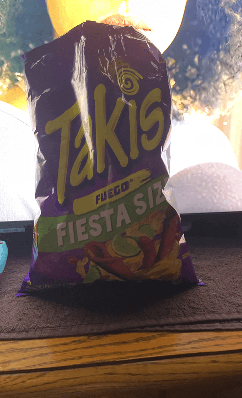 Takis Rolled Fuego Fiesta Size Tortilla Chips Hot Chili Pepper & Lime