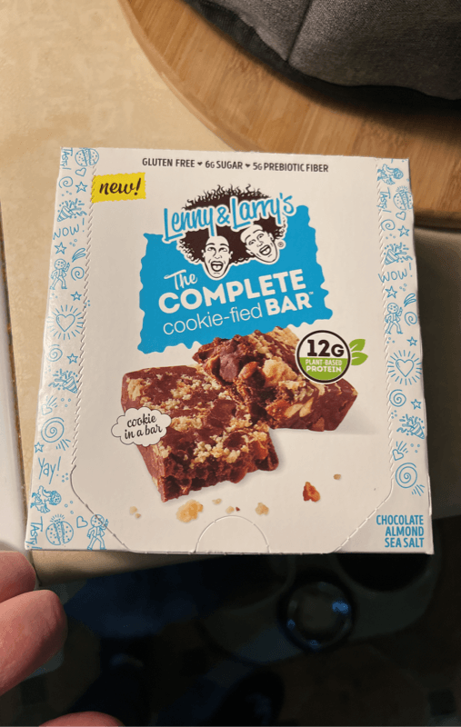 Lenny & Larry'S The Complete Cookie-Fied Bar Chocolate Almond Sea Salt