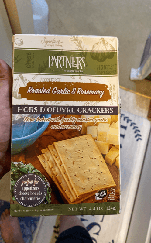Partners Roasted Garlic & Rosemary Hors D'Oeuvre Crackers
