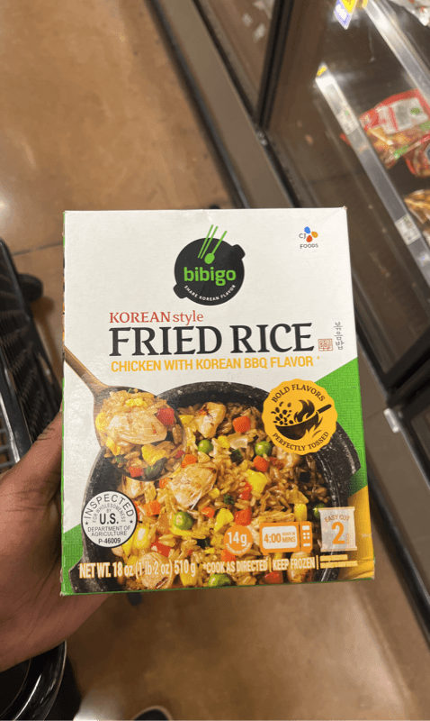 Bibigo Korean Style Fried Rice Chicken With Korean Bbq Flavor