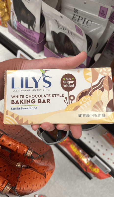 Lilys White Chocolate Style Baking Bar