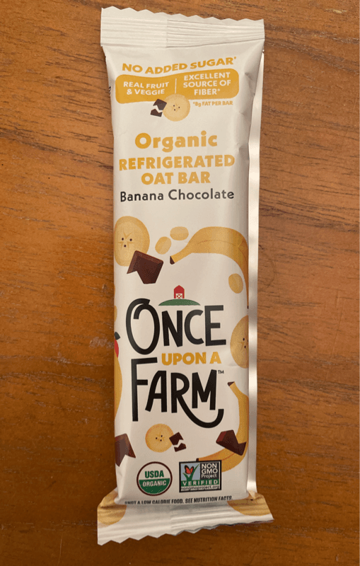 Once Upon A Farm Banana Chocolate Organic  Oat Bar